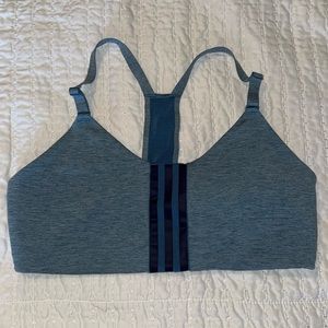 BLUE ADIDAS SPORTS BRA